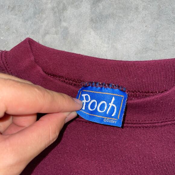 VTG Winnie The Pooh Piglet Friends Forever Sweatshirt Crewneck M-L USA Made - Picture 3 of 4